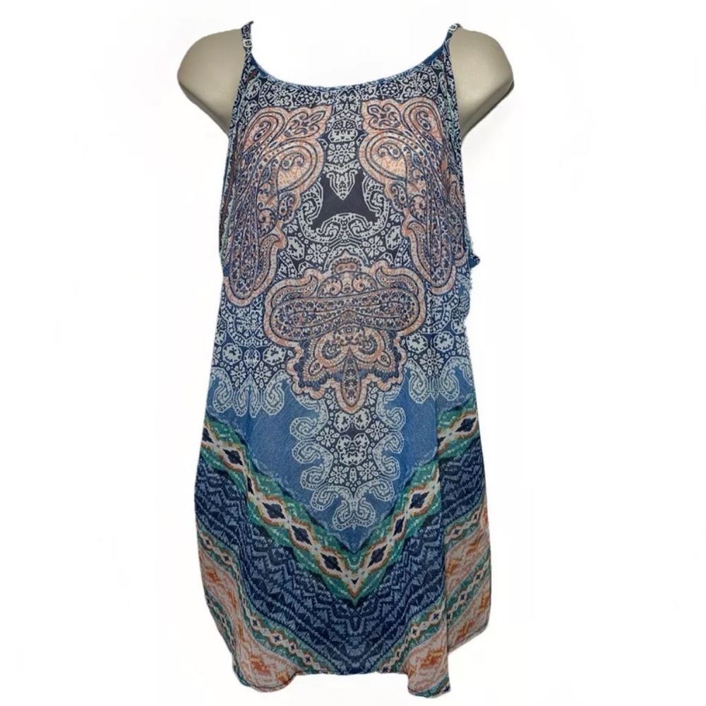 Ocean Pacific Op Women's Junior's L 11-13 Beach Swim Coverup Sheer Boho Beach